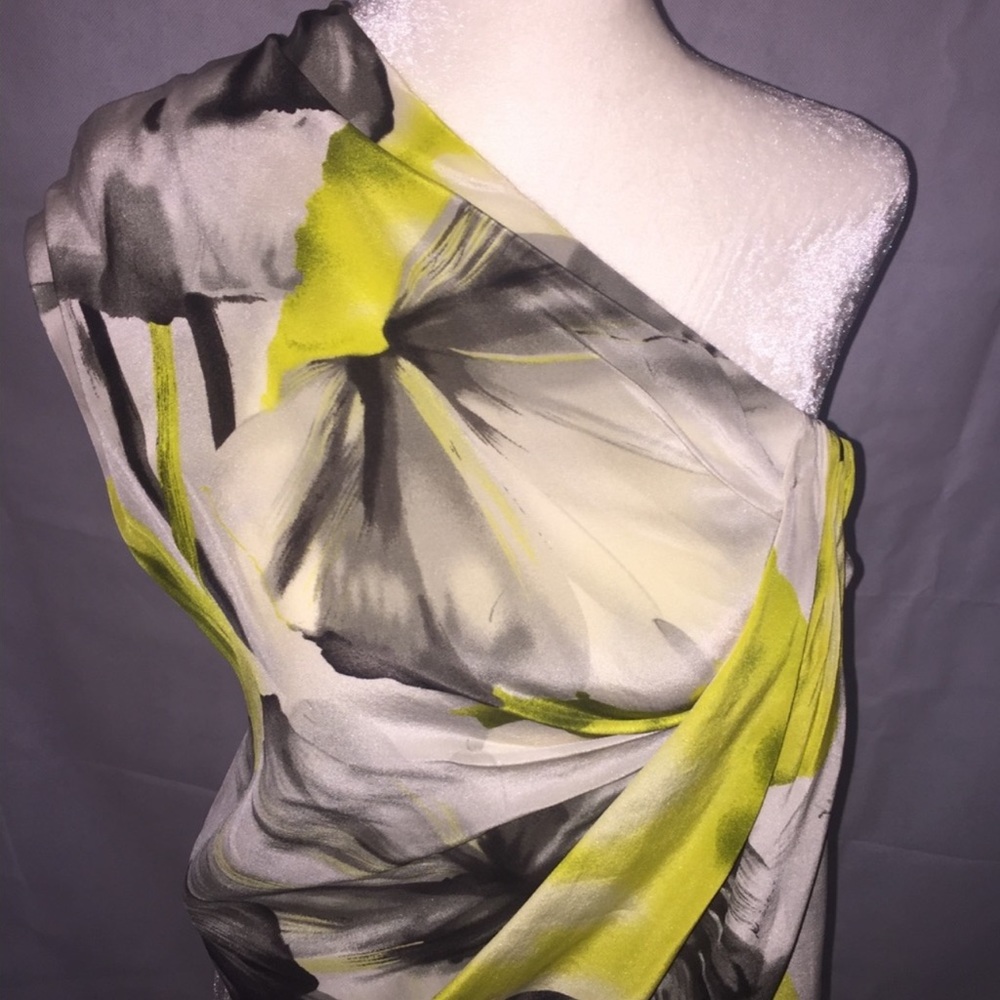 Robert Rodriguez one shoulder zipper blouse